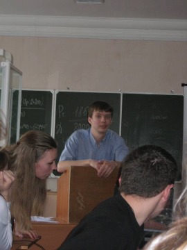 Слово капитану команды 5 курса